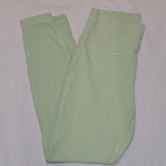 Lululemon Align Hi Rise Leggings Palm Court Pant Light Mint Green 28", sz 10 - Picture 3 of 6